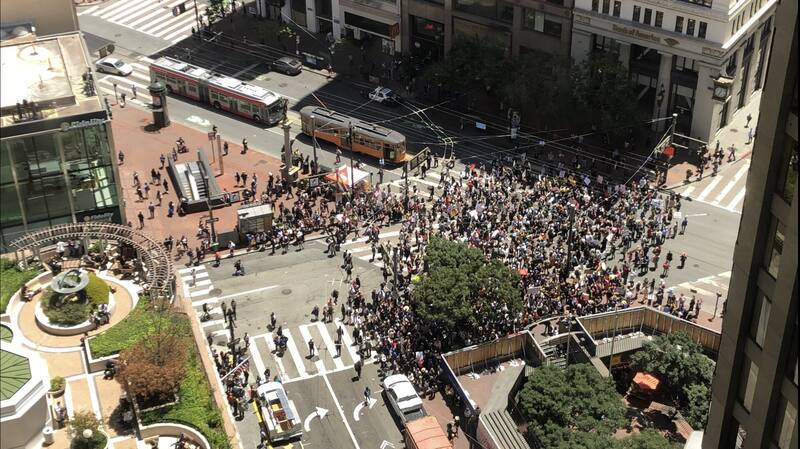 Rally over ICE detention center conditions in San Francisco